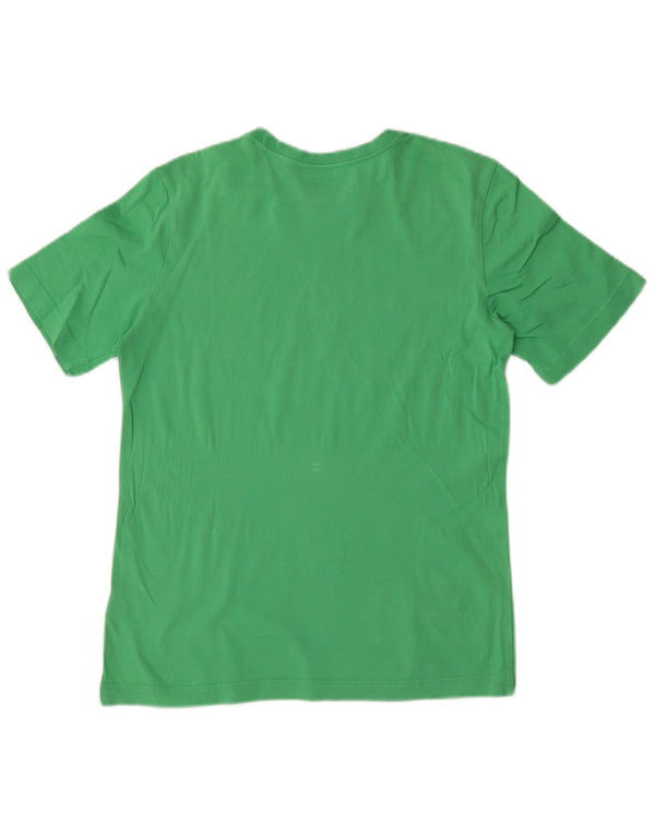 Adidas Boys Graphic T-Shirt Top 13-14 Years Green Cotton