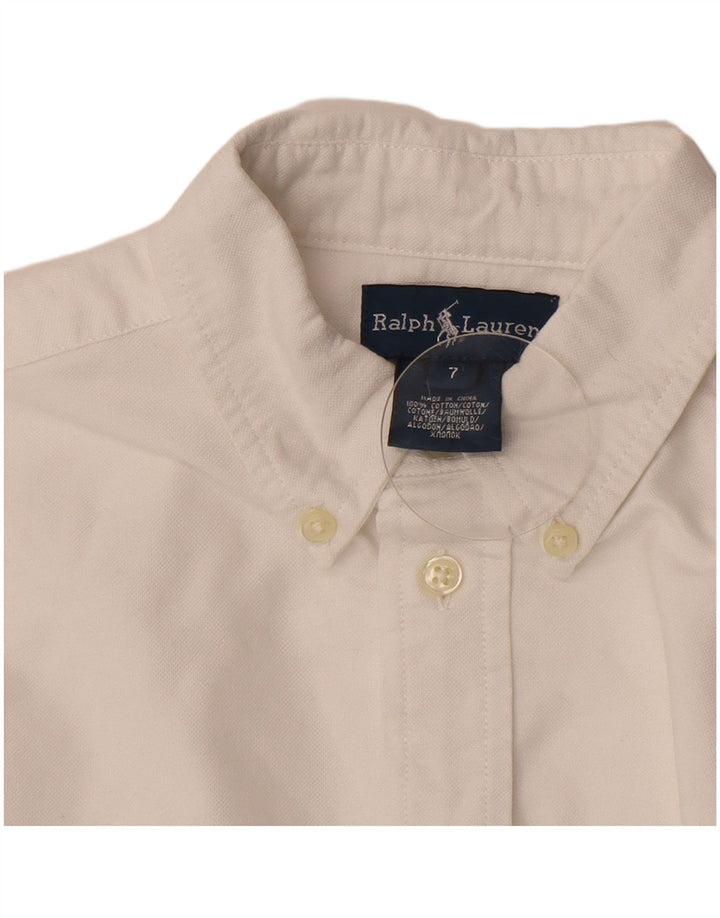 Ralph Lauren Boys Shirt 6-7 Years White Cotton