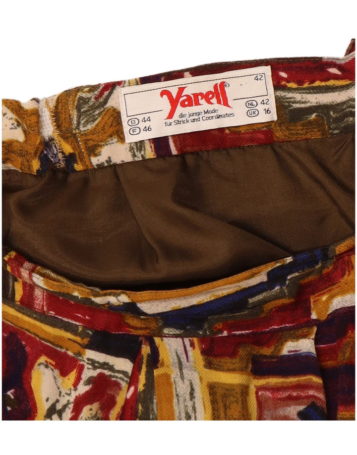 Yarell Womens Straight Skirt UK 16 Large W34 Multicoloured