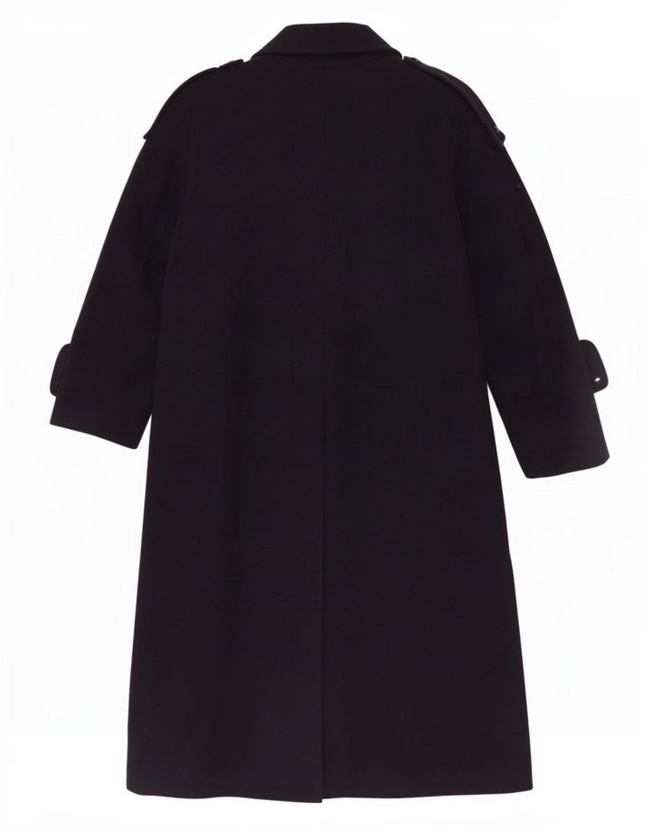 Admyra Womens Double Breasted Coat UK 14 Large Navy Blue Wool