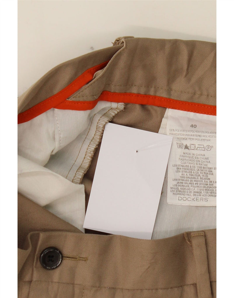 DOCKERS Mens Chino Shorts W40 XL Beige Polyester Vintage Dockers and Second-Hand Dockers from Messina Hembry 