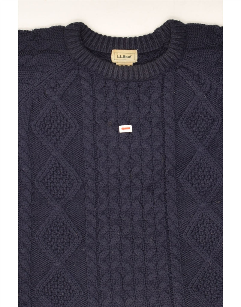 L.L.BEAN Boys Crew Neck Jumper Sweater 13-14 Years Large Navy Blue | Vintage L.L.Bean | Thrift | Second-Hand L.L.Bean | Used Clothing | Messina Hembry 