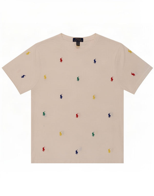 Polo Ralph Lauren Boys Graphic T-Shirt Top 14-15 Years Large White
