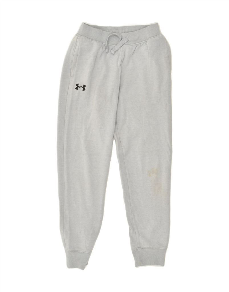 UNDER ARMOUR Boys loose Tracksuit Trousers Joggers 9-10 Years Medium Grey | Vintage Under Armour | Thrift | Second-Hand Under Armour | Used Clothing | Messina Hembry 