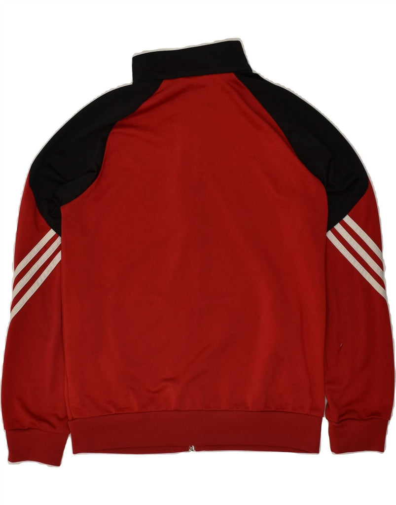 ADIDAS Boys Tracksuit Top Jacket 13-14 Years Red Polyester | Vintage Adidas | Thrift | Second-Hand Adidas | Used Clothing | Messina Hembry 