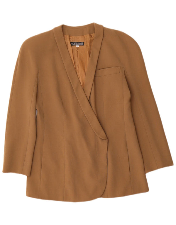 Giorgio Armani Womens Blazer Jacket EU 40 Medium Beige
