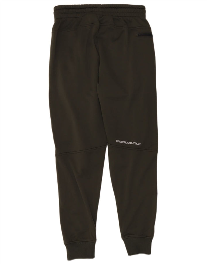 Under Armour Mens Tracksuit Trousers Joggers Medium  Khaki Colourblock