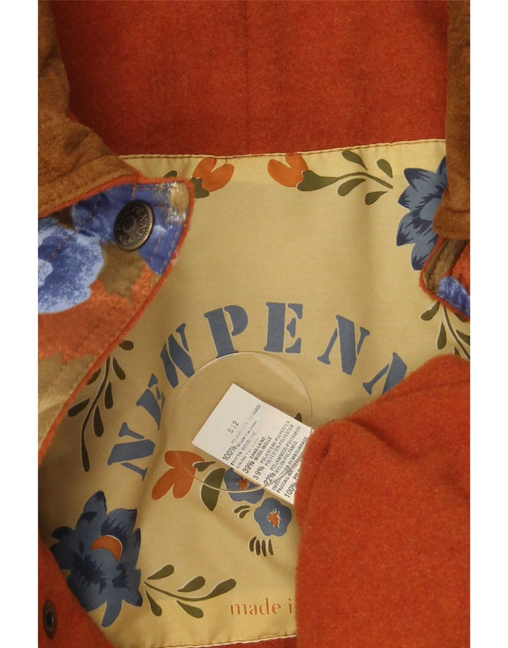 Newpenny Womens Oversized Overcoat IT 42 Medium Multicoloured Floral