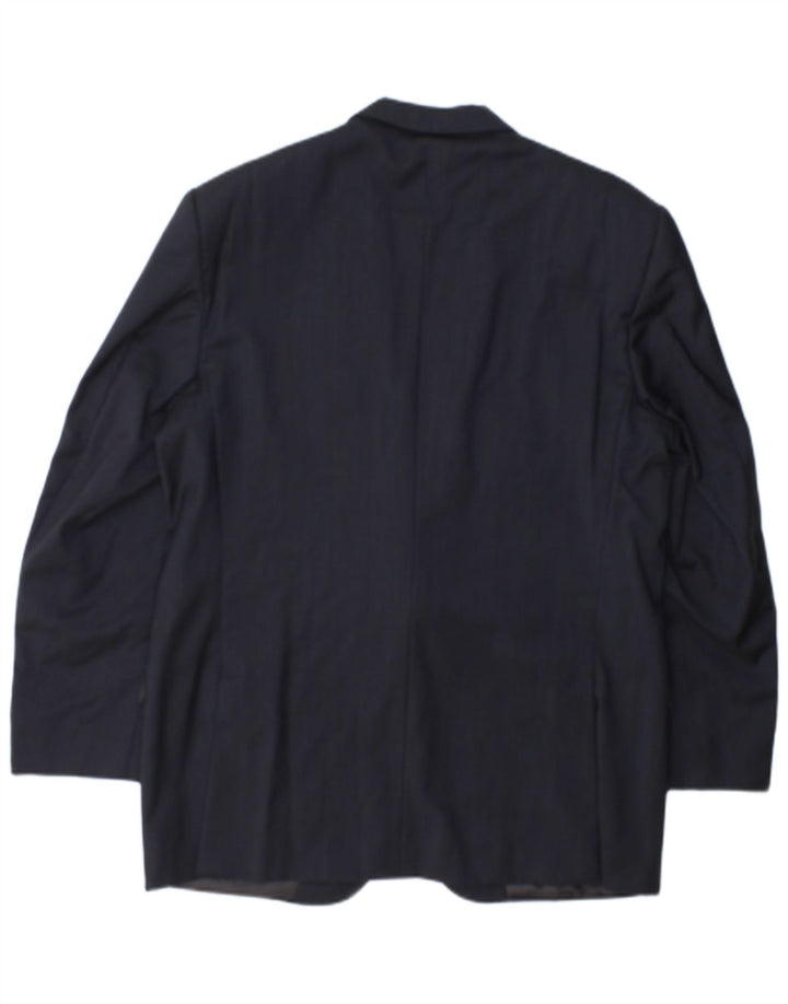 Pierre Cardin Mens 2 Button Blazer Jacket UK 36 Small Navy Blue Viscose