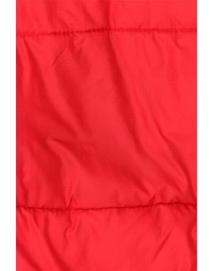 Columbia Boys Padded Jacket 14-15 Years Large Red Colourblock Polyester
