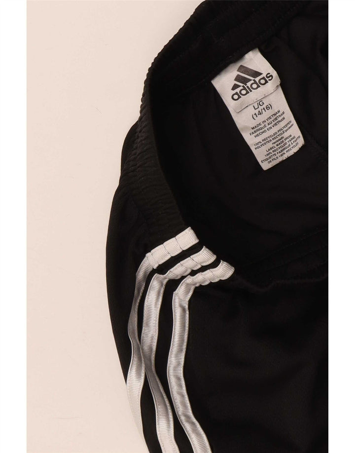 Adidas Boys Sport Shorts 12-13 Years Large  Black Polyester