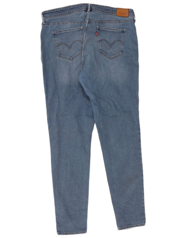 Levi's Womens 310 Shaping Super Skinny Jeans US 22 3XL W38 L32 Blue Cotton