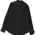 Massimo Dutti Mens Slim Fit Shirt XL Black