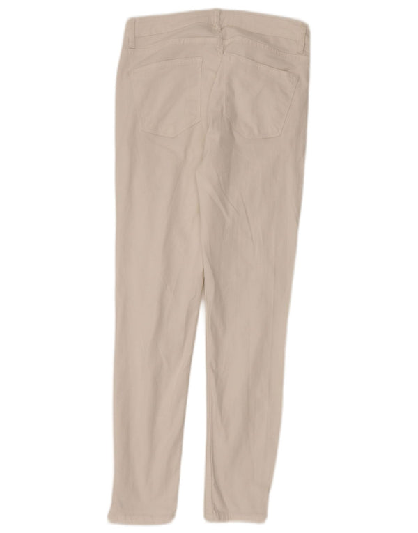 Zara Womens Crop Skinny Jeans EU 38 Small W30 L28 White