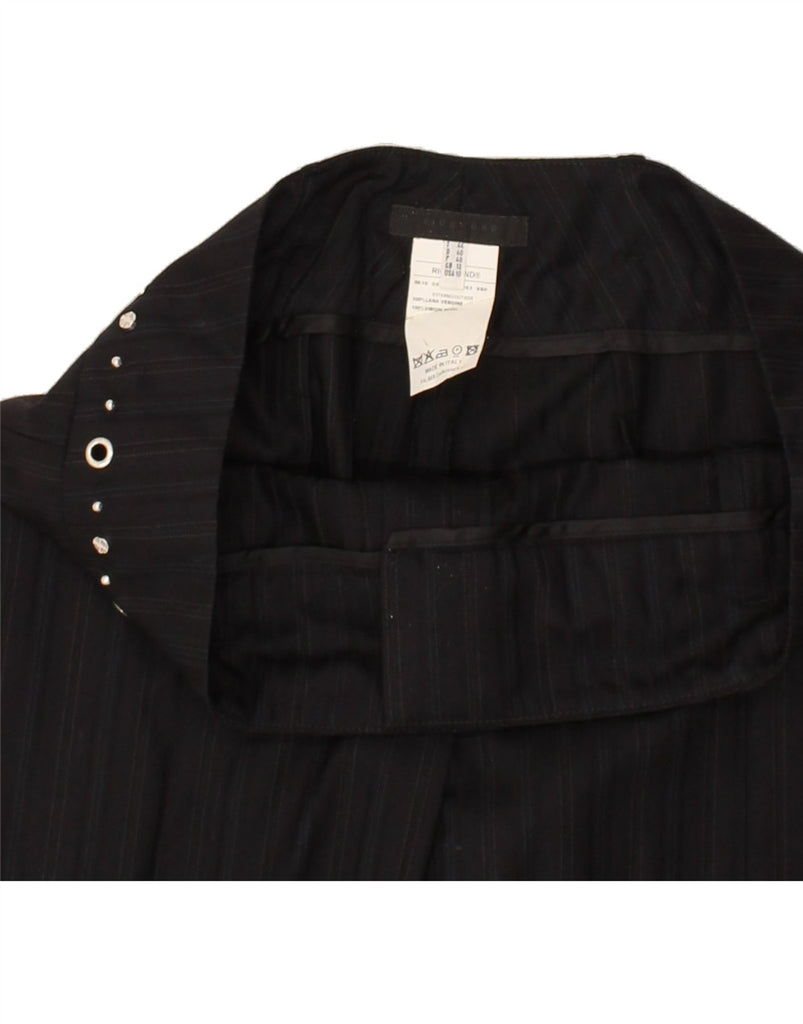 RICHMOND Womens Straight Cropped Trousers UK 12 Medium W31 L21  Black | Vintage Richmond | Thrift | Second-Hand Richmond | Used Clothing | Messina Hembry 