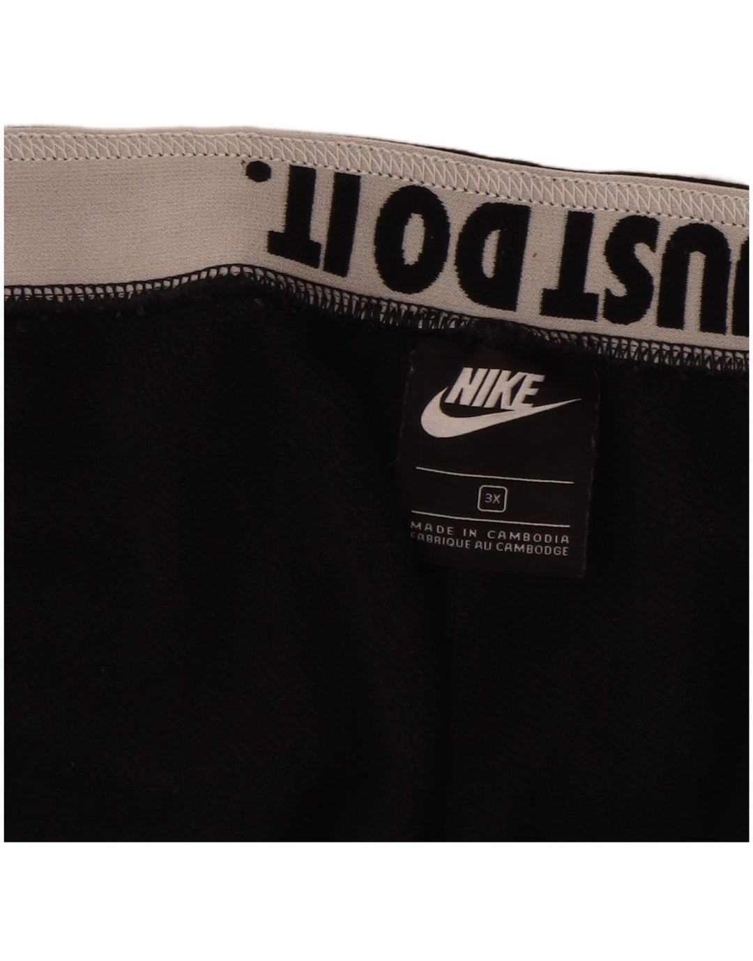 NIKE Mens Tracksuit Trousers Joggers 3XL  Black Cotton