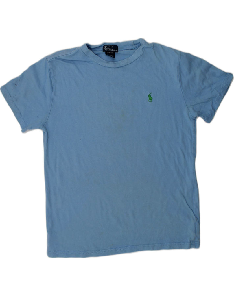 POLO RALPH LAUREN Boys T-Shirt Top 10-11 Years Medium Blue Cotton | Vintage Polo Ralph Lauren | Thrift | Second-Hand Polo Ralph Lauren | Used Clothing | Messina Hembry 