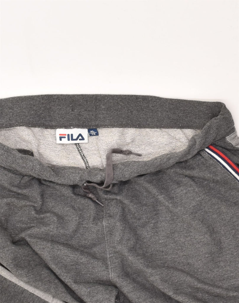 FILA Mens Tracksuit Trousers Joggers XL Grey Cotton | Vintage Fila | Thrift | Second-Hand Fila | Used Clothing | Messina Hembry 