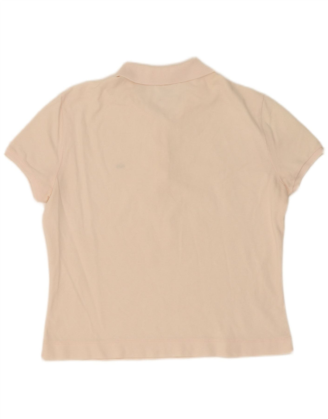 Lacoste Womens Polo Shirt Size 48 XL Pink Cotton