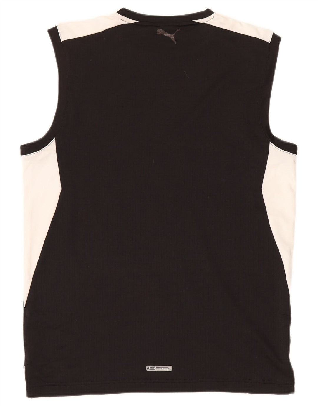 Puma Mens Graphic Vest Top Medium Black Colourblock Polyester Sports