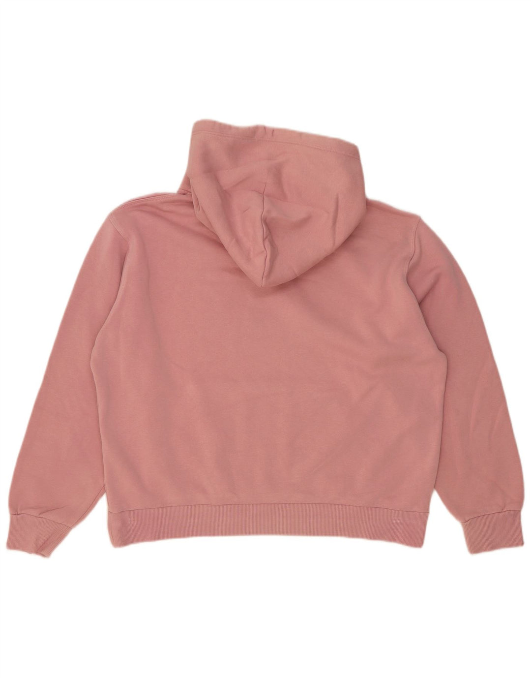 Converse Womens Oversized Hoodie Jumper UK 14 Medium Pink Cotton