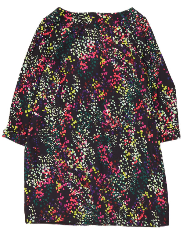 COAST Womens 3/4 Sleeve Shift Dress UK 10 Small Multicoloured Spotted