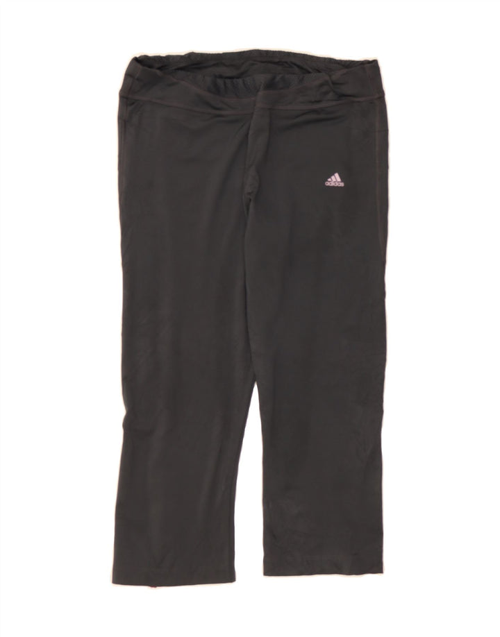 ADIDAS Womens Tracksuit Trousers UK 18 XL Grey Polyester Vintage Adidas and Second-Hand Adidas from Messina Hembry 