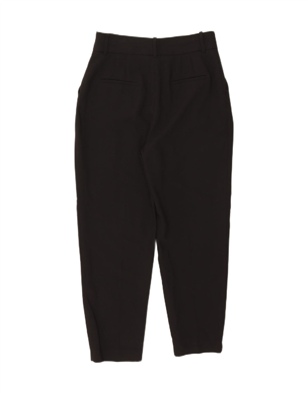 Zara Womens Tapered Chino Trousers Large W30 L27 Black Polyester