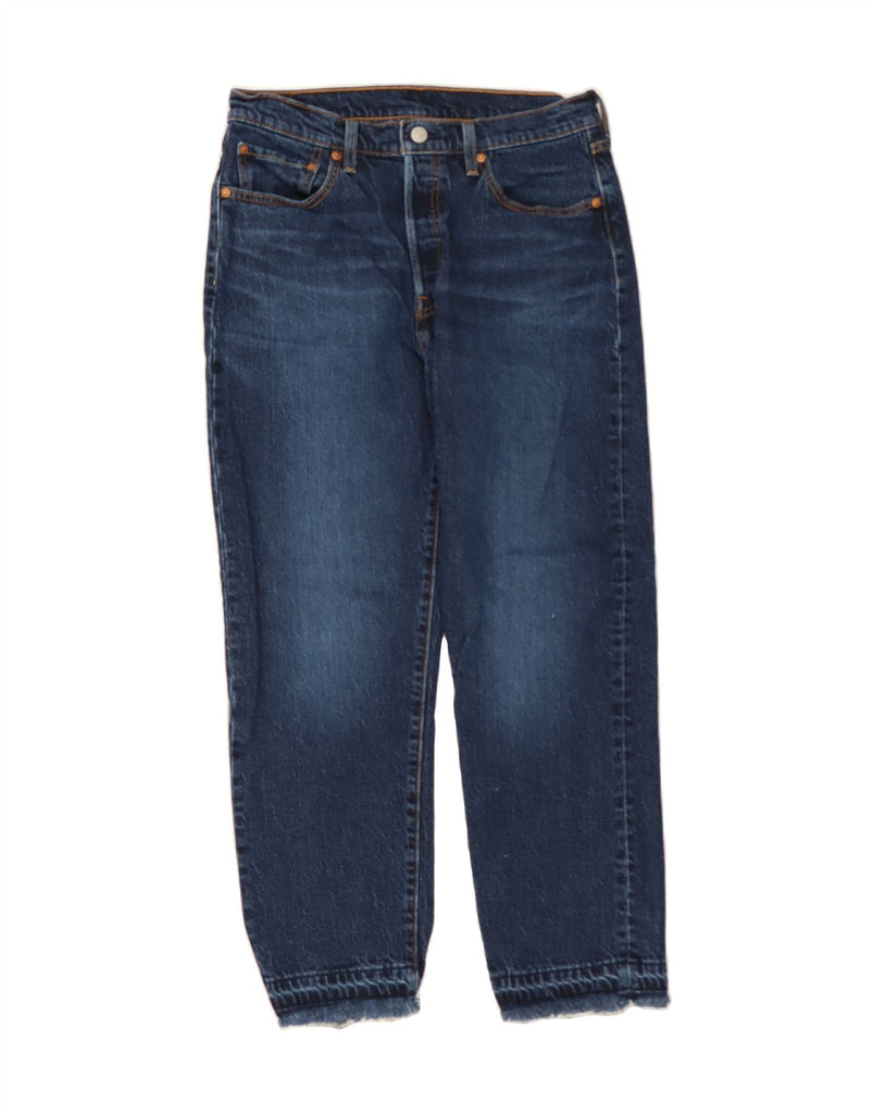 LEVI'S Womens 501 Straight Jeans W29 L26 Blue Cotton Vintage Levi's and Second-Hand Levi's from Messina Hembry 