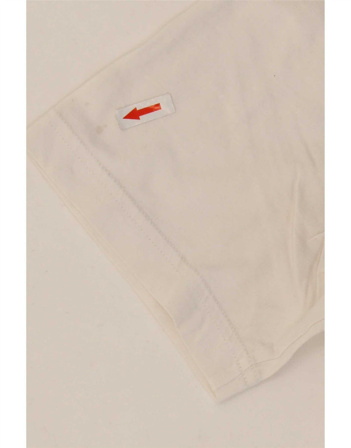 Adidas Mens T-Shirt Top Small White Cotton