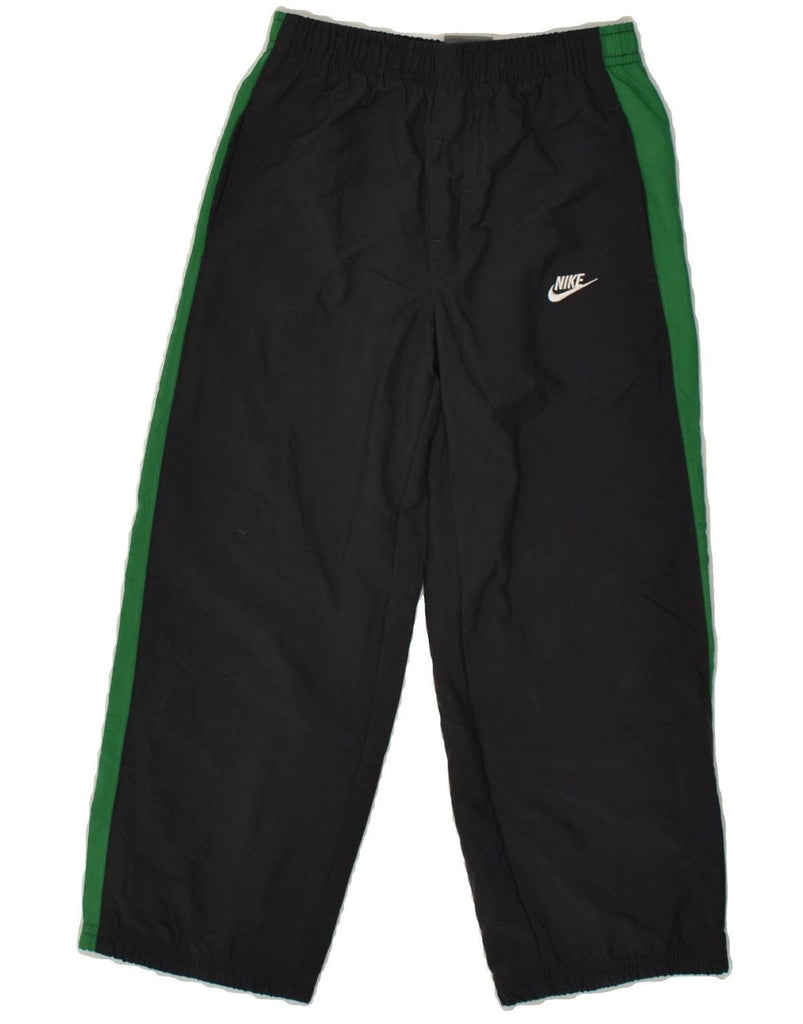 NIKE Boys Tracksuit Trousers 5-6 Years Medium Black Nylon | Vintage Nike | Thrift | Second-Hand Nike | Used Clothing | Messina Hembry 