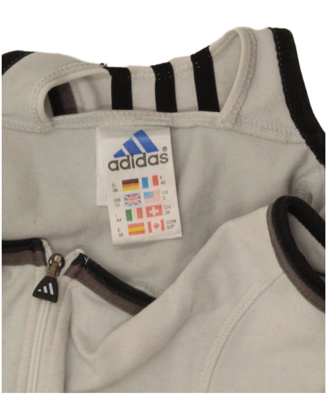 Adidas Womens Playsuit UK 10 Small  Black Colourblock Cotton