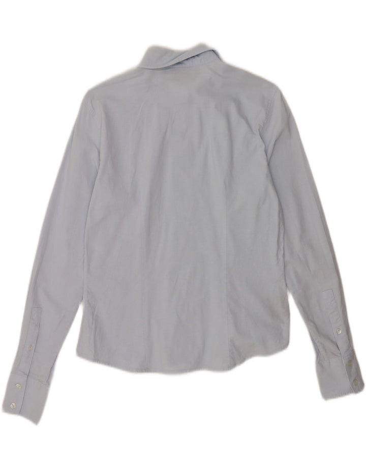 Gant Womens Shirt UK 12 Medium Blue Cotton