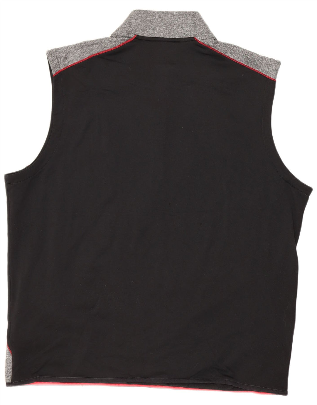 Adidas Mens Climaheat Sleeveless Pullover Tracksuit Top XL Grey Colourblock