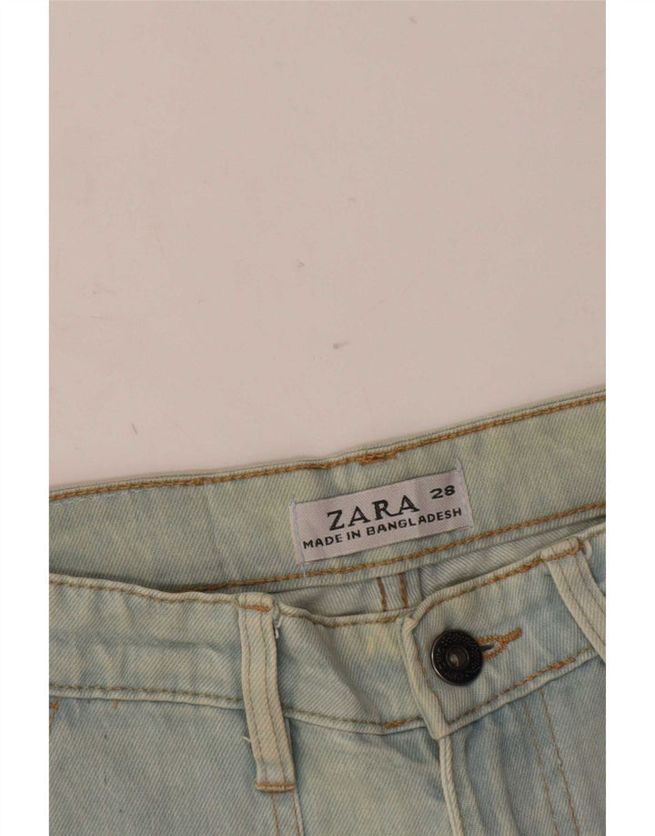 Zara Mens Cargo Loose Jeans W28 L27 Blue