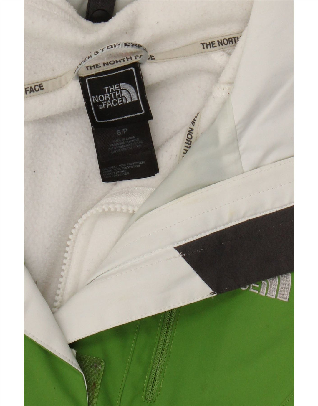 The North Face Womens Hyvent Windbreaker Jacket UK 10 Small Green