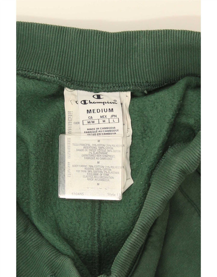 Champion Mens Tracksuit Trousers Joggers Medium Green Cotton