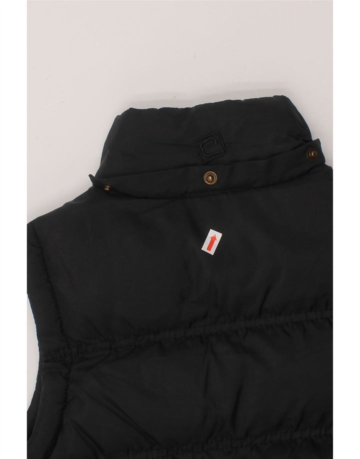 MOUNTAIN WAREHOUSE Boys Padded Gilet 7-8 Years Black Nylon Vintage Mountain Warehouse and Second-Hand Mountain Warehouse from Messina Hembry 
