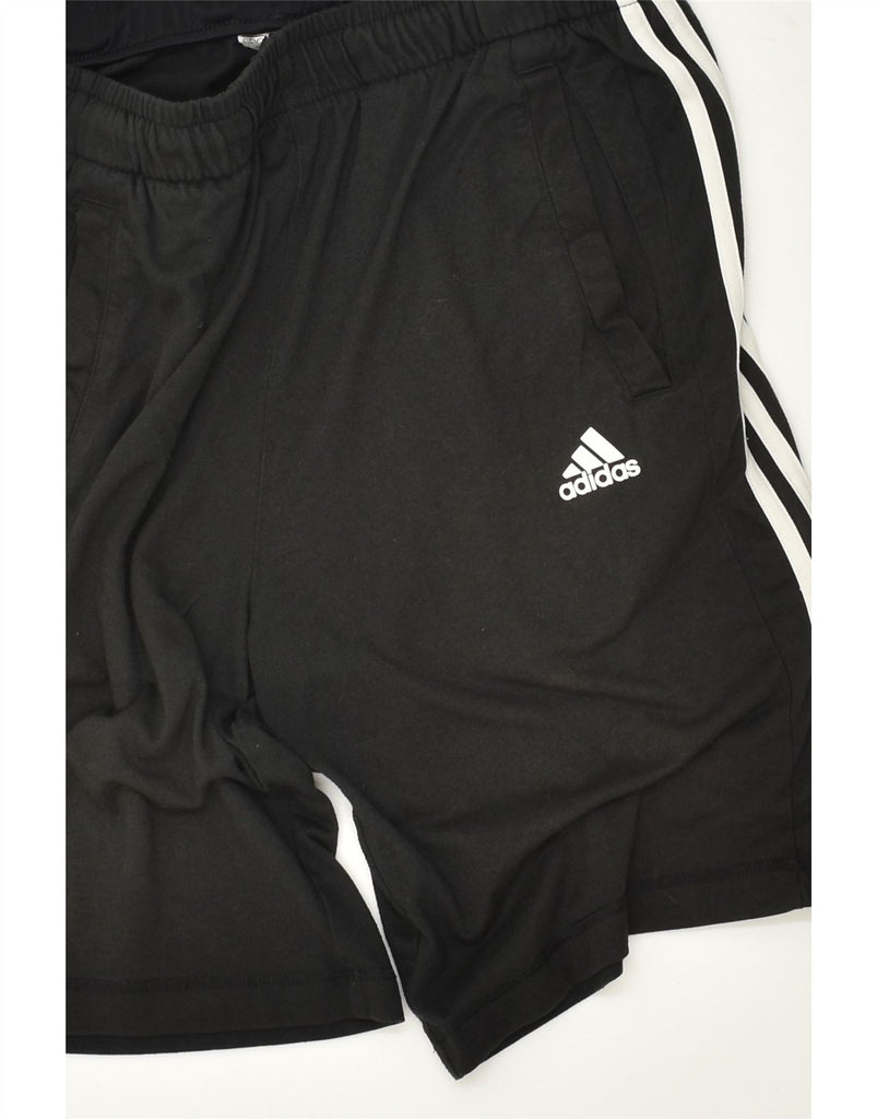 ADIDAS Mens Sport Shorts Medium Black | Vintage Adidas | Thrift | Second-Hand Adidas | Used Clothing | Messina Hembry 