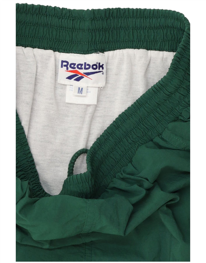 Reebok Mens Sport Shorts Medium  Green Nylon