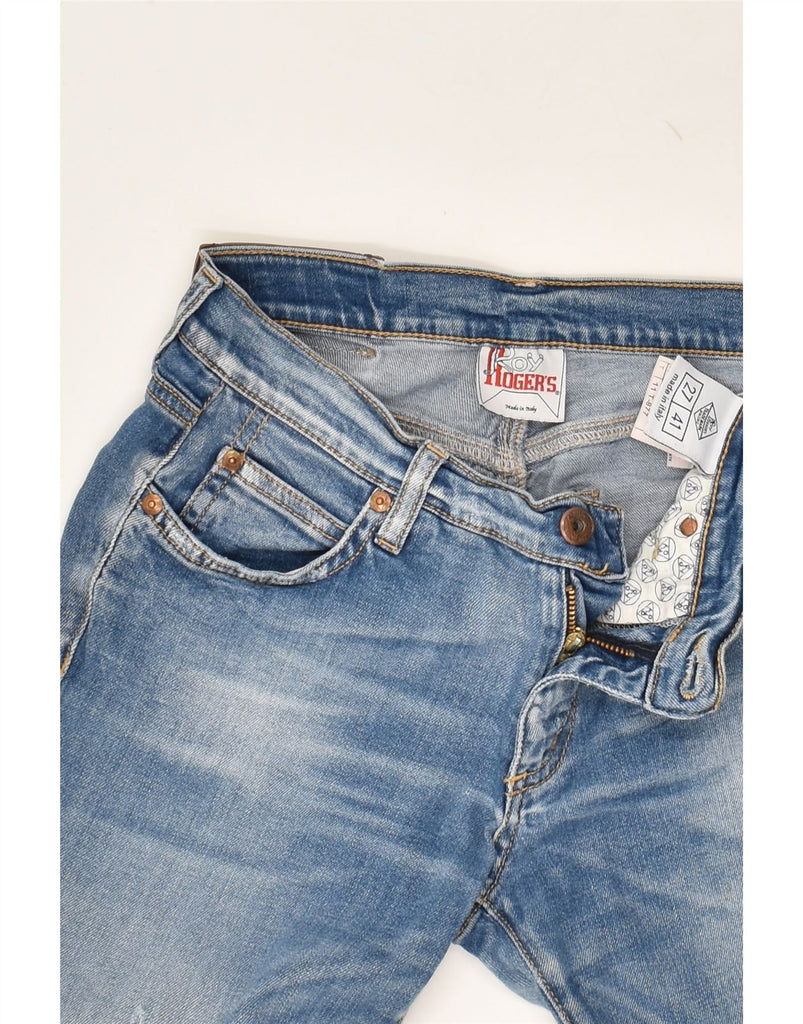 ROY ROGERS Womens Slim Jeans W27 L30  Blue Cotton | Vintage Roy Rogers | Thrift | Second-Hand Roy Rogers | Used Clothing | Messina Hembry 