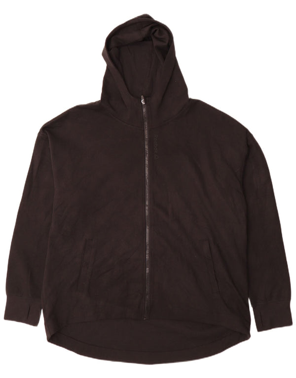 Reebok Mens Zip Hoodie Sweater 3XL Black Cotton