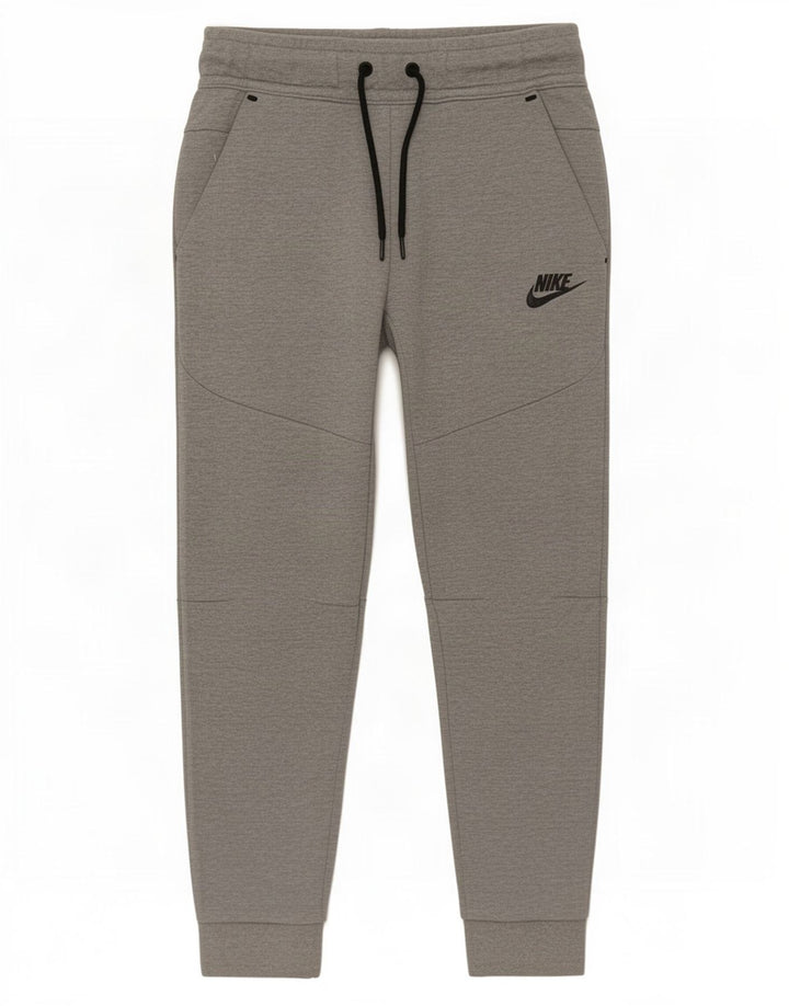 Nike Boys Tracksuit Trousers Joggers 8-9 Years Small Grey Colourblock
