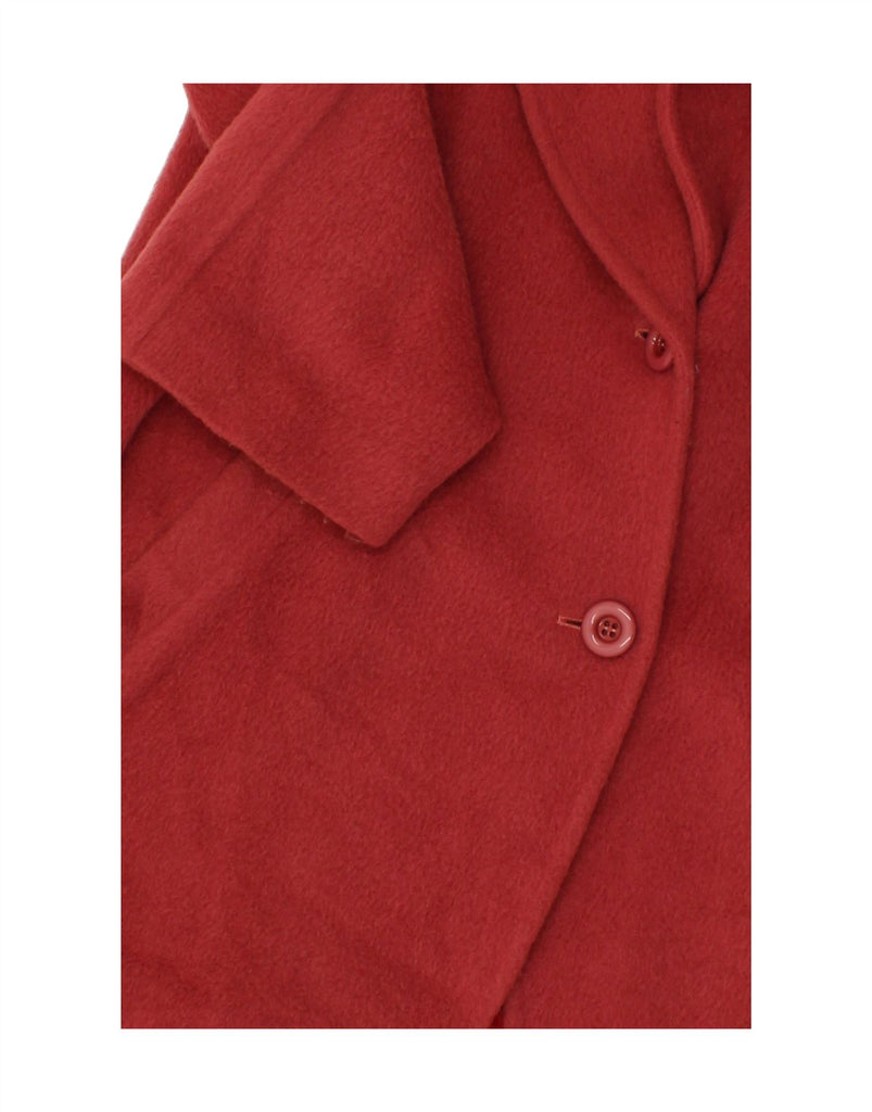 VINTAGE Womens Overcoat IT 44 Medium Red Wool | Vintage Vintage | Thrift | Second-Hand Vintage | Used Clothing | Messina Hembry 