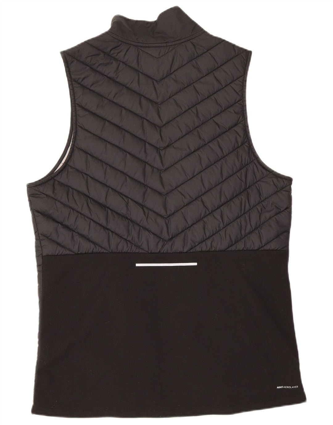 Nike Mens Padded Gilet UK 38 Medium Black Polyester