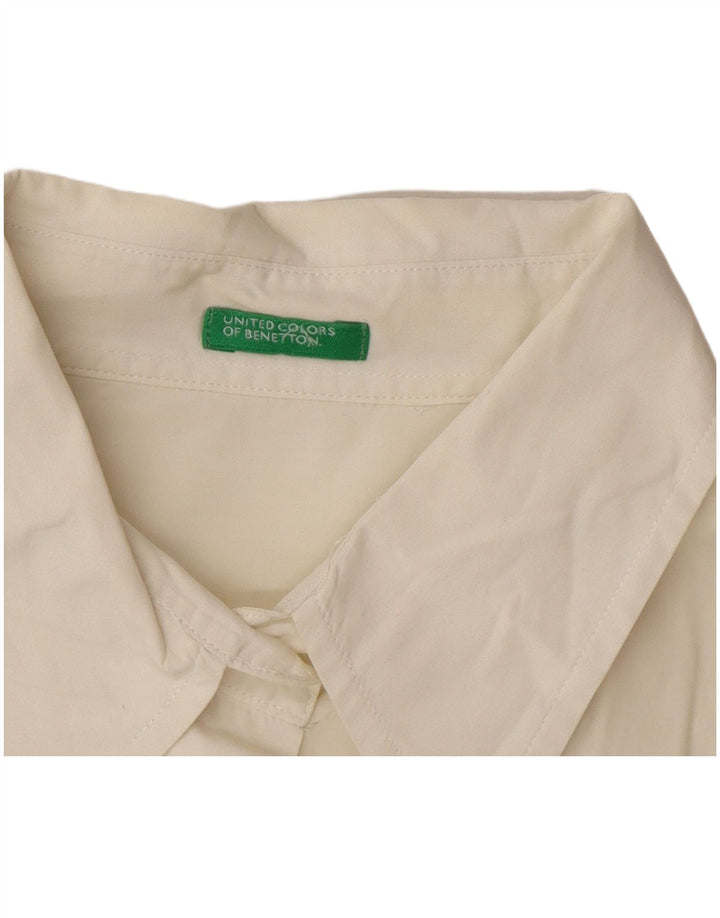 Benetton Womens Shirt UK 16 Large White