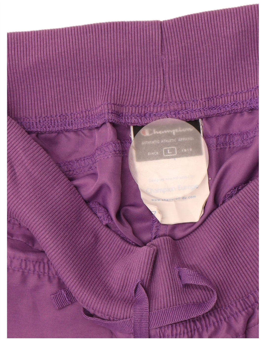 CHAMPION Womens Tracksuit Trousers UK 14 Large Purple Polyester