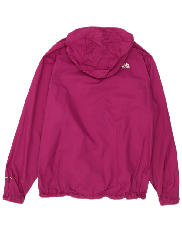 The North Face Womens Hooded Oversized Rain Jacket UK 18 XL Purple Nylon