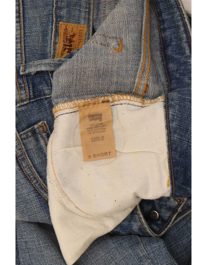 Levi's Womens 346 Bootcut Jeans US 6 Medium W34 L29 Blue Cotton