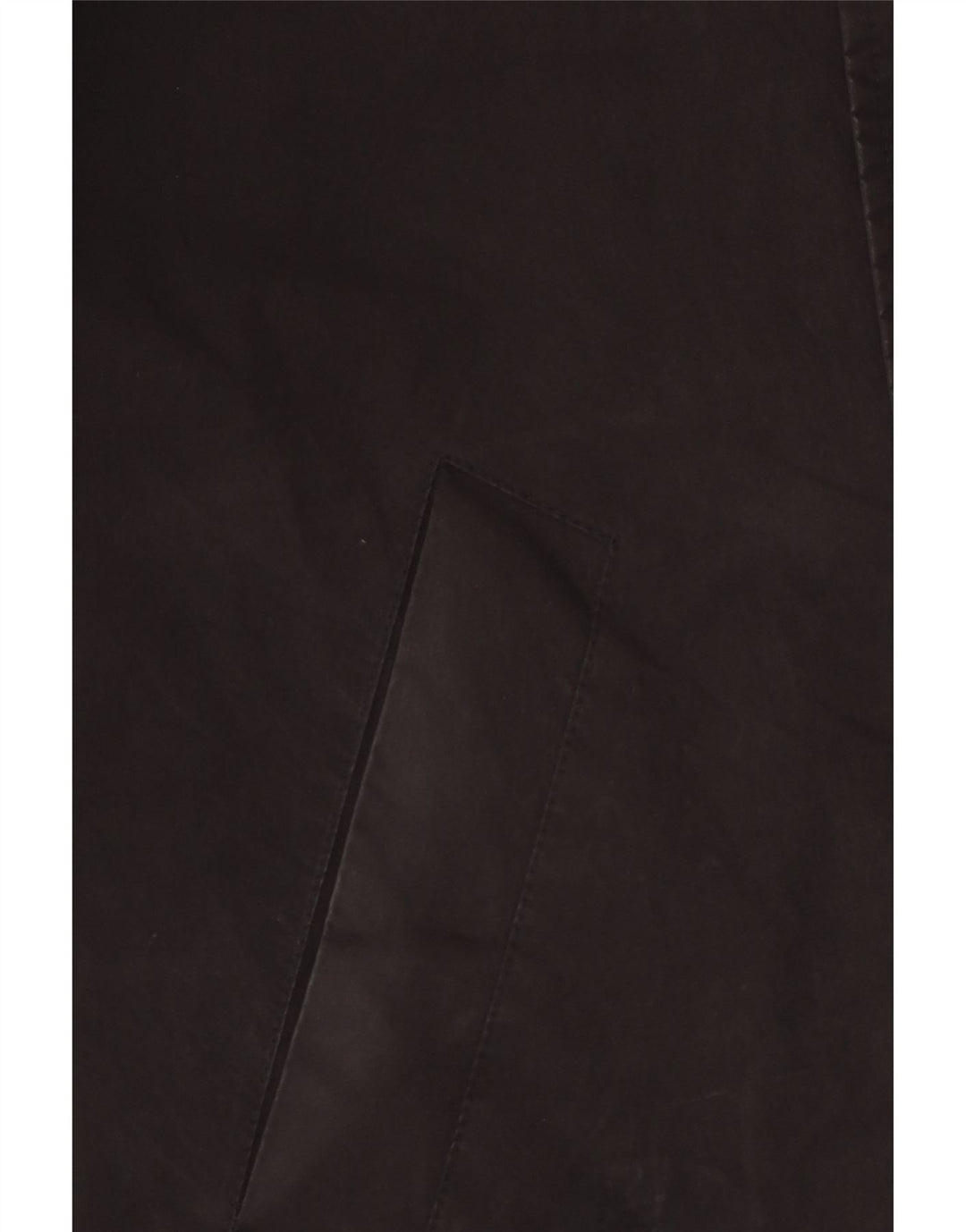 Pretty Green Mens Overcoat UK 36 Small Black Polyester